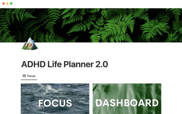 ADHD life planner 2.0