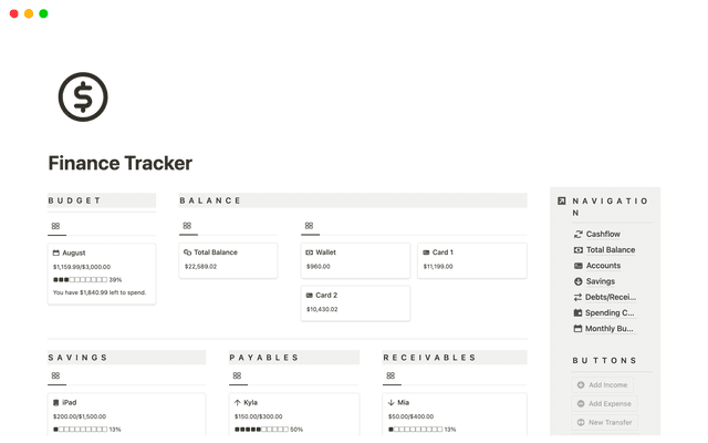 Finance Tracker